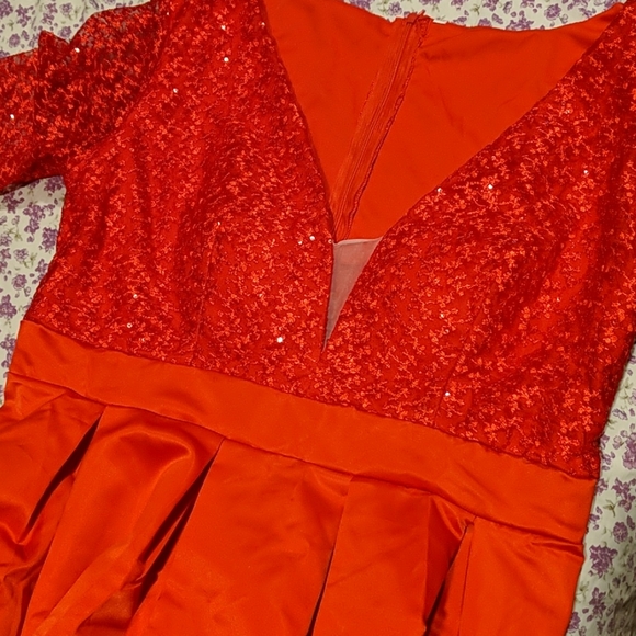 Red Ball Gown - Picture 4 of 5